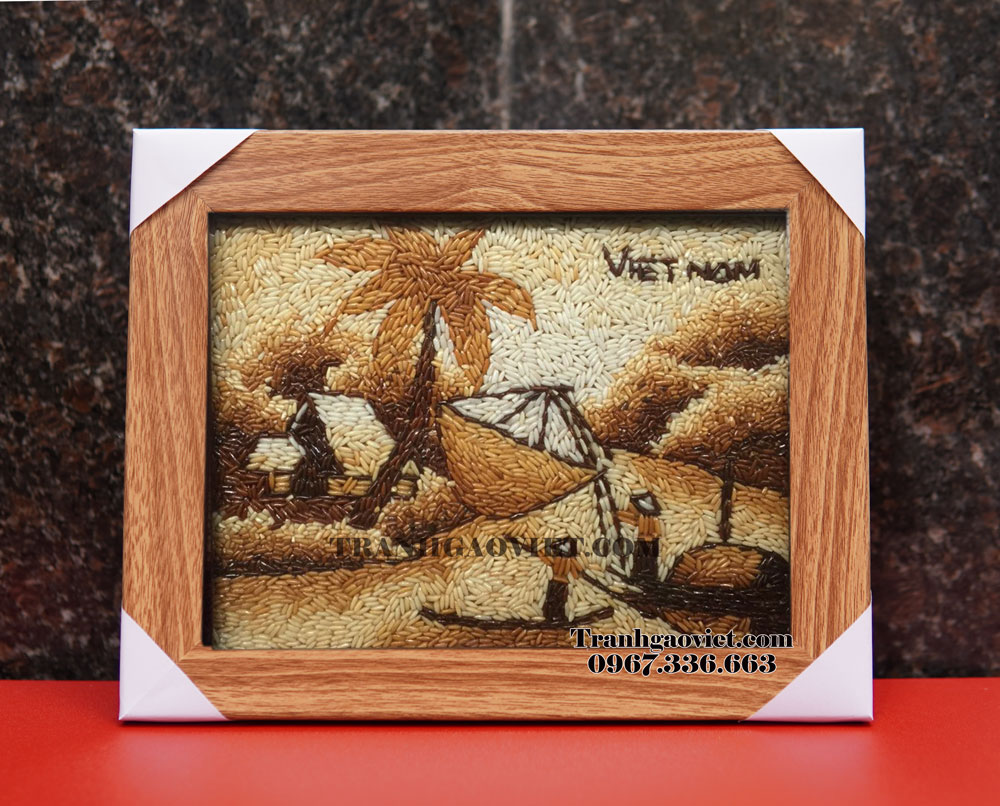 tranh gạo cất v&oacute;