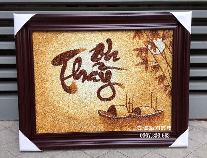 tranh gạo ơn thầy