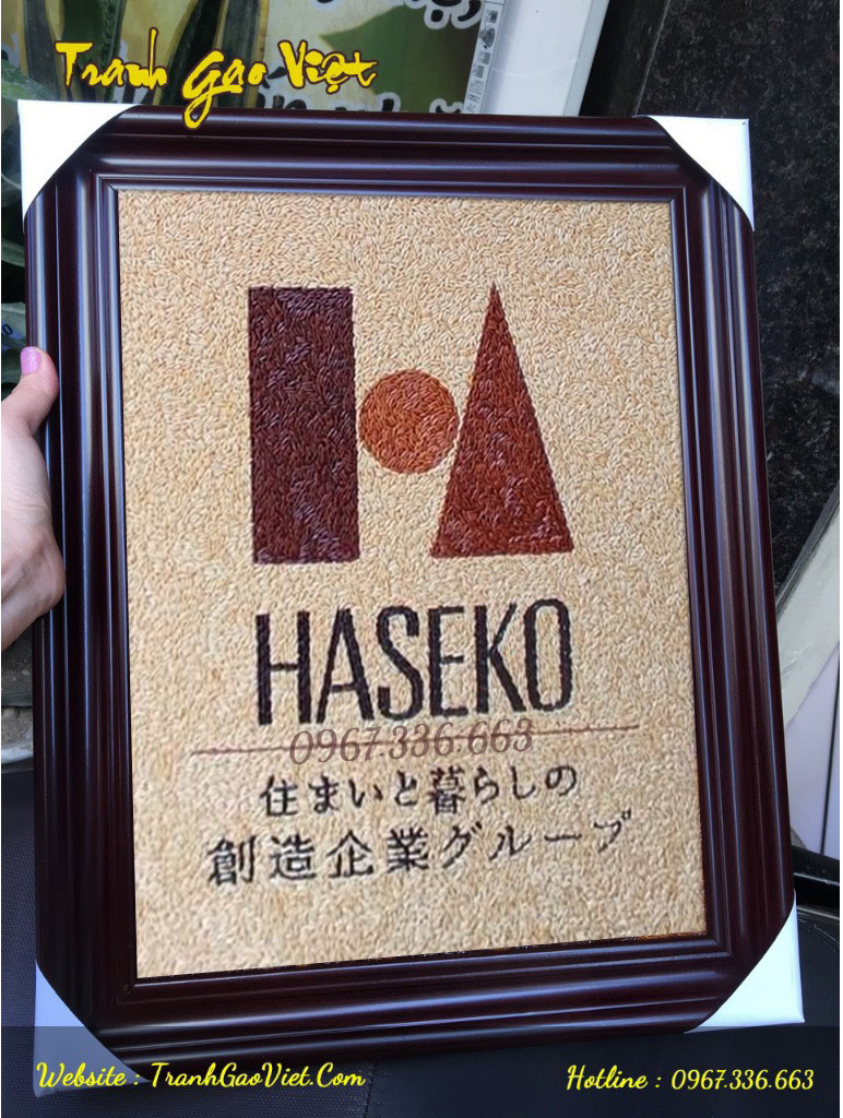 Qu&agrave; tặng đối t&aacute;c logo Haseko