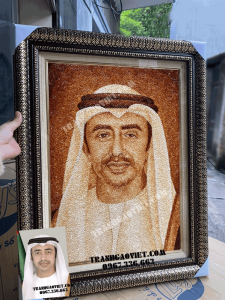 Quà tặng đối ngoại - Chân dung ngài Sheikh Abdullah bin Zayed Al Nahyan- Bộ trưởng Ngoại giao UEA
